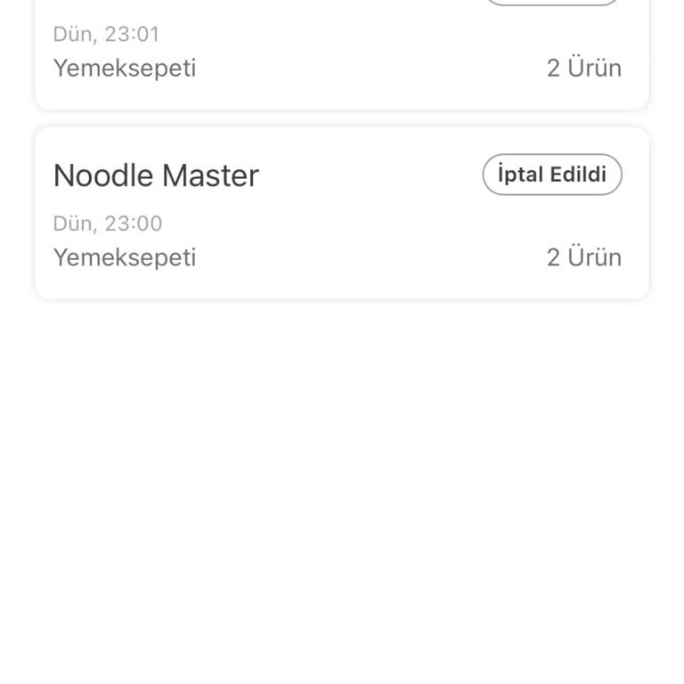 Yemek Siparişim İptal Edildi, Ücret İadesi Yapılmadı