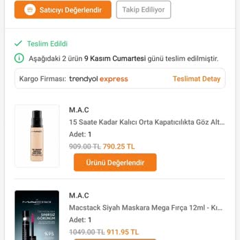 Kurumuş Maskara Ve İlgisiz Müşteri Hizmetleri