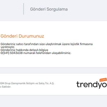 Trendyol'da Kargo Mağduriyeti Ve Satıcı İlgisizliği