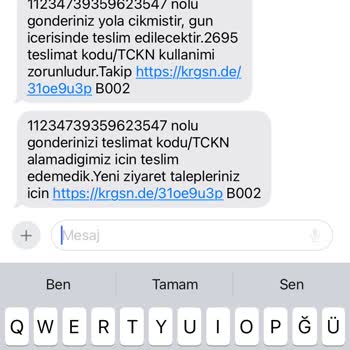 Kargo Teslimatında Yaşanan Sorun Ve İletişim Eksikliği
