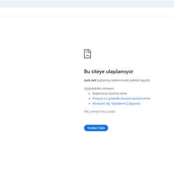 Turk.net Müşteri Hizmetleri: İletişim Sorunları Ve Web Sitesi Hataları