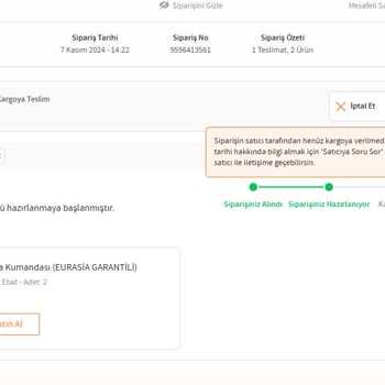 Trendyol'da Teslim Edilmeyen Ürün Sorunu