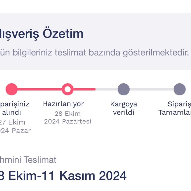 Geciken Sipariş Teslimatı