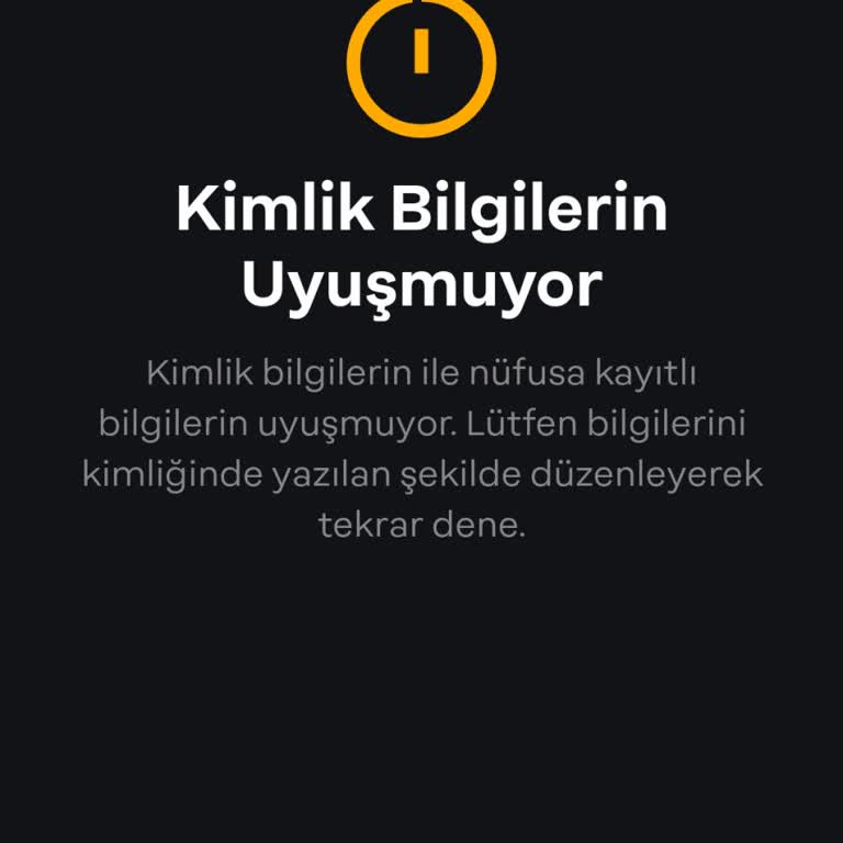 Papara Kimlik Kartı Bilgileri Sorunu