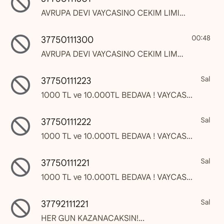 Sürekli Gelen Bahis SMS'lerinden Bıkkınlık