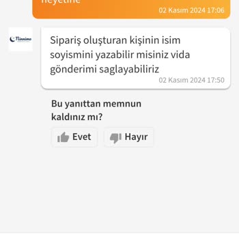 Yanlış Parçalar Ve İade Sorunu İle Mağduriyet