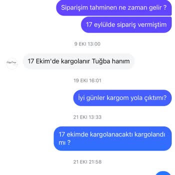 Sipariş Sonrası İletişimsizlik Ve Ürün Teslimat Sorunu