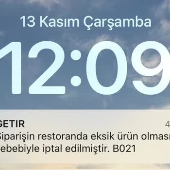 Sipariş İptali Ve Müşteri Memnuniyetsizliği