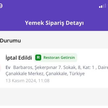 Sipariş İptali Ve Müşteri Memnuniyetsizliği