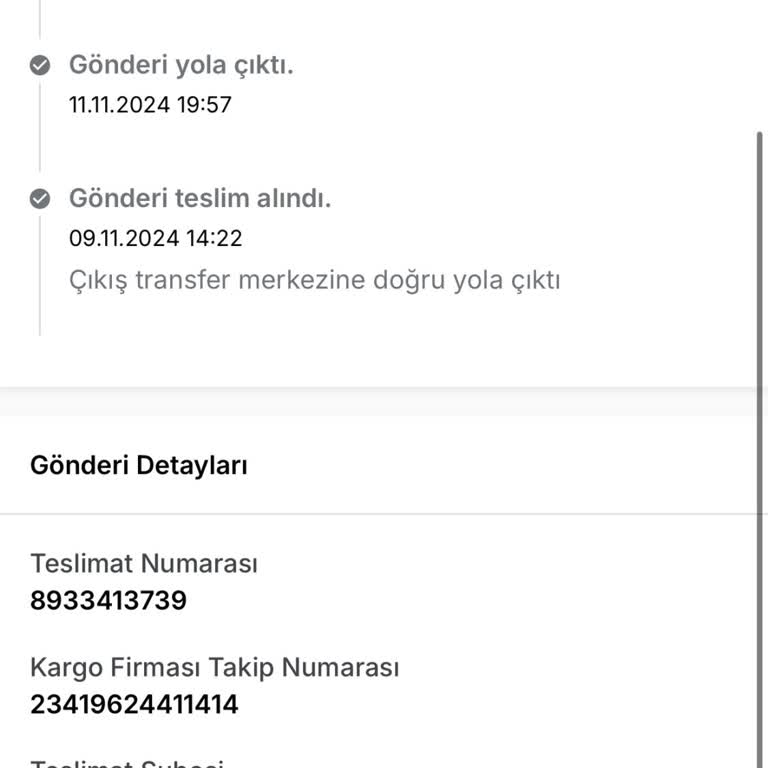 Sürat Kargo'nun Yavaş Teslimatı