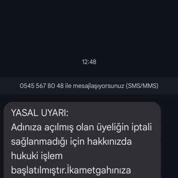 İzinsiz Üyelik Ve Bilgi Paylaşımı Hakkında Şikayet