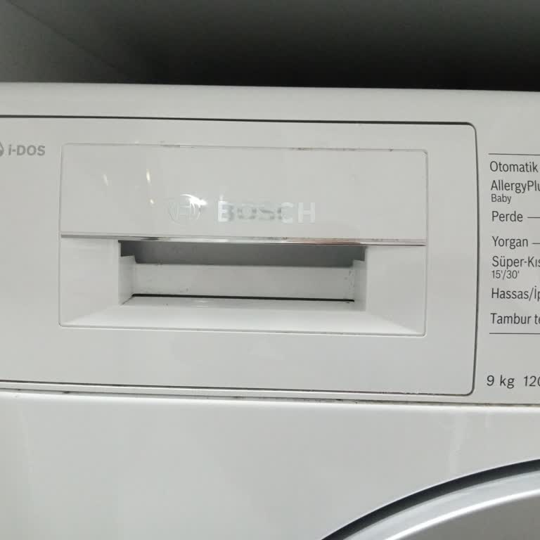 Bosch Çamaşır Makinesi İ-dos Özelliği Arızası Ve Servis Gecikmesi