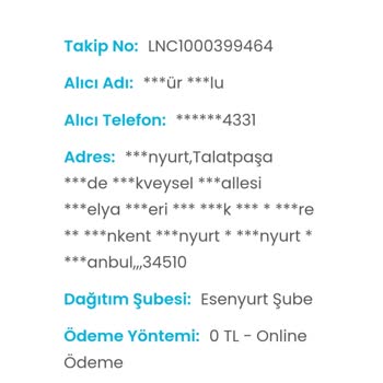 Teslim Edilmeyen Kargo Ve Ulaşılamayan Şube Sorunu