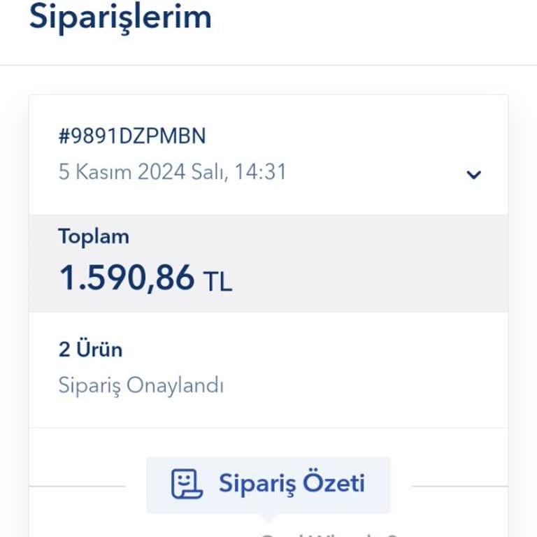 Baby Mall'den Sipariş Sorunu Ve İade Talebi