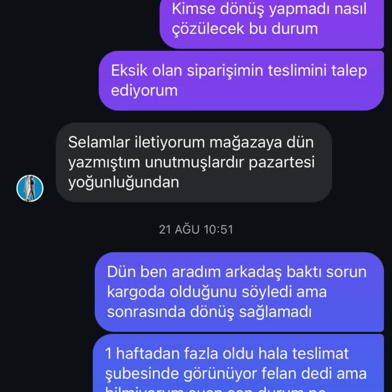 Müşteri Memnuniyetsizliğine Dair Hayal Kırıklığı
