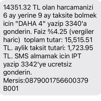Garanti Bankası'nın Taksitlendirme Sorunu