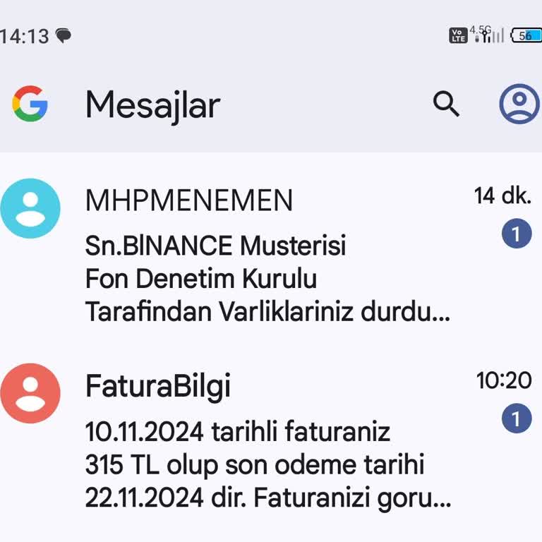 Binance-TR Üyeliği Olmadan Gelen SMS Şoku