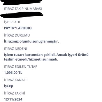 Sipariş Sonrası İletişimsizlik Ve Para İadesi Süreci
