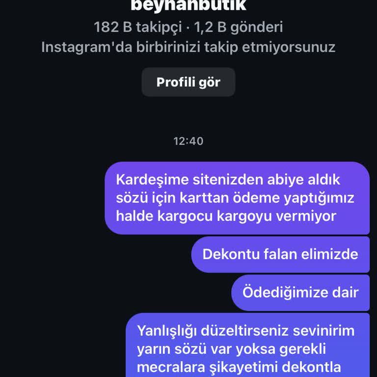 Kapıda Ödeme Sorunu Ve İade Talebi