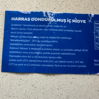 Temizlenmemiş Midyelerle Karşılaştım