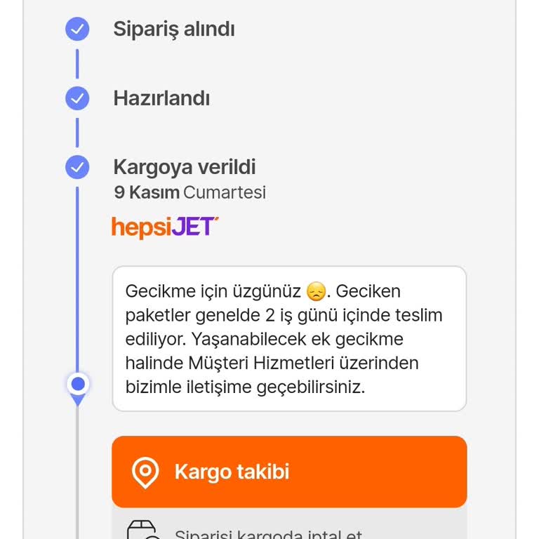 Hepsiburada'dan Sipariş Edilen Ürün Teslim Edilemiyor!