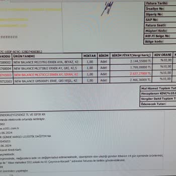 A101'den Alınan Ayakkabıda Kalite Sorunu