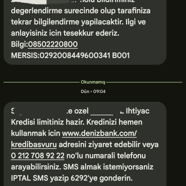 Denizbank Bankacılık Hizmetlerinde Bitmeyen Sorunlar
