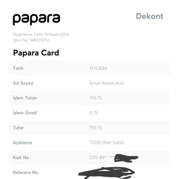 TCDD'den Bilet Alımı Sonrası Mağduriyet Yaşadım