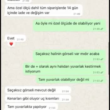 Özel Ölçü Ürün İadesinde Müşteri İlgisizliği