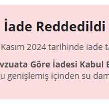 Kalitesiz Ürün Ve İade Sorunu