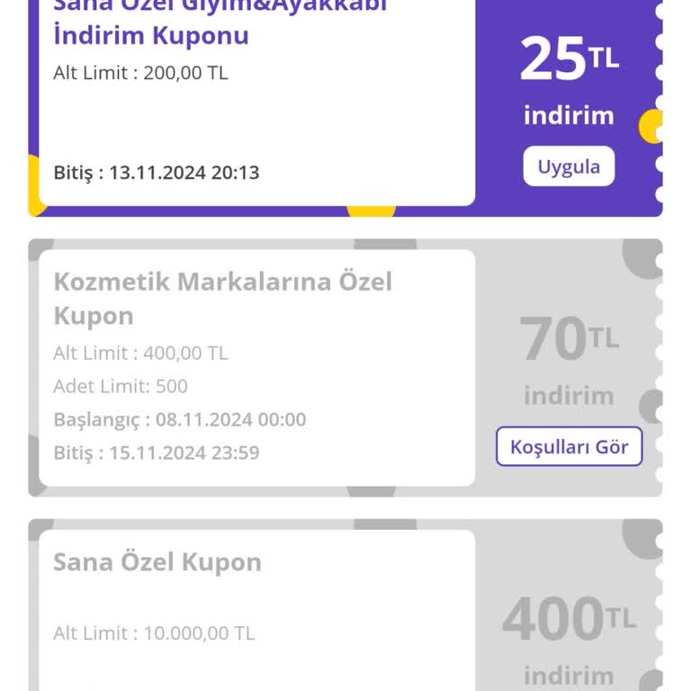 N11 Kupon Görüntüleme Sorunu!