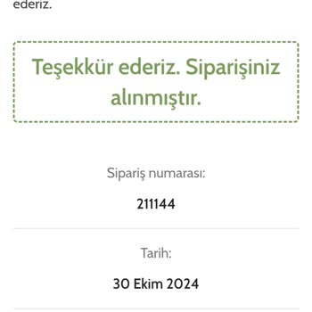 Eşarp Siparişim Gönderilmedi Ve İade Yapılmadı