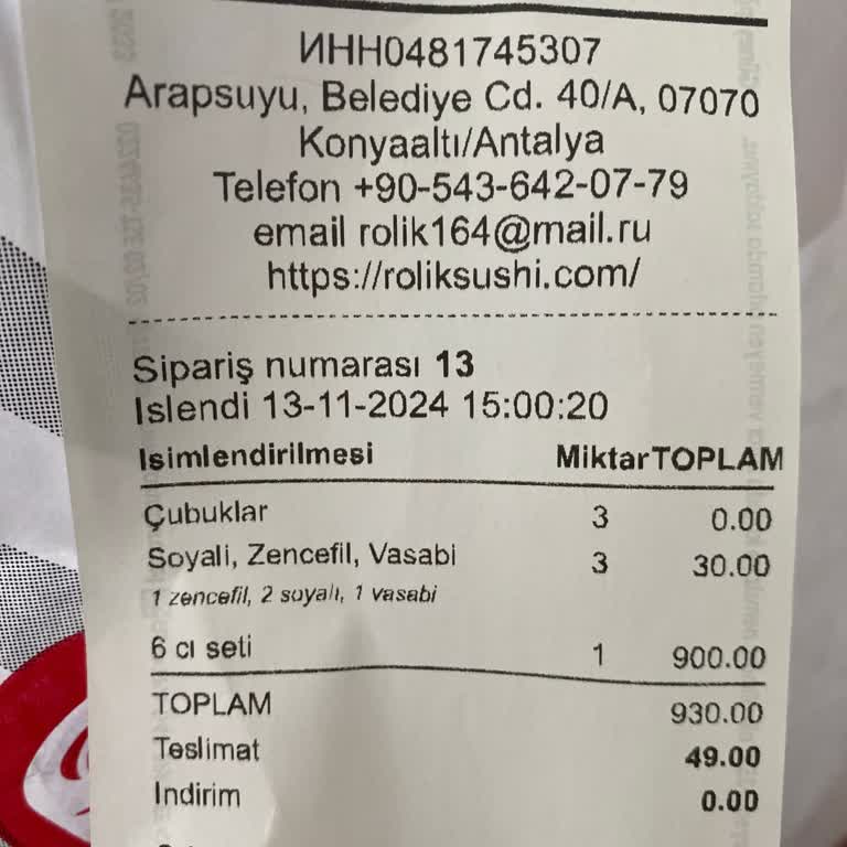 Eksik Gelen Sipariş Ve Yanıltıcı Sistem