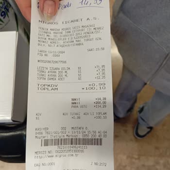 Yanlış Etiket Fiyatı Ve Eksik Para Üstü Sorunu