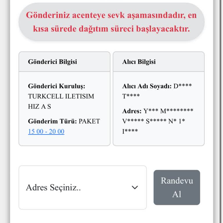 Kargo Teslimatında Yaşanan Gecikme Ve İletişim Sorunları