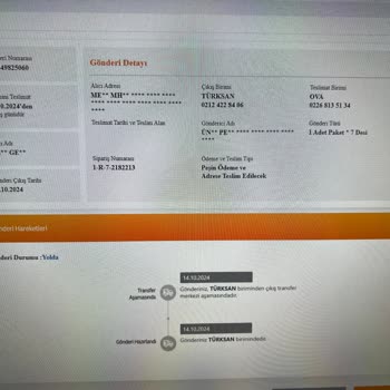 Kargoda Kaybolan Ürün İçin Çözüm Bekliyorum