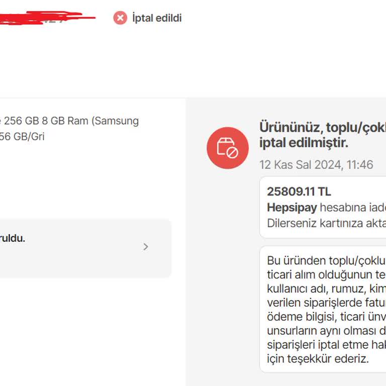 Hepsiburada'nın 11.11 İndiriminde İptal Edilen Sipariş Mağduriyeti