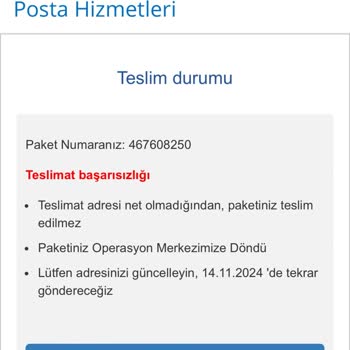 Kargo Bilgisi Talebi Sonrası Güvenlik Endişesi