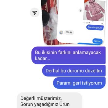 @lunaa__kids Yanlış Ürün Ve İletişim Sorunu Yaşadım