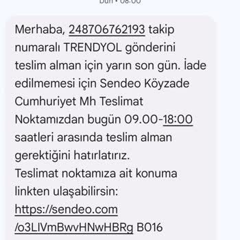 Yanlış Adres Nedeniyle Teslimat Sorunu