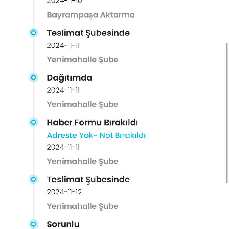 Kargo Teslimatı Sorunu Ve Yanıltıcı Bilgilendirme