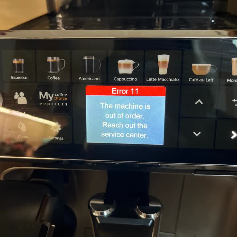 Philips 5400 Kahve Makinesi Hata Kodu Sorunu