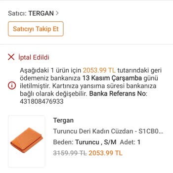 Trendyol'dan Gerekçesiz Sipariş İptali Ve Müşteri Hizmetleri Hayal Kırıklığı