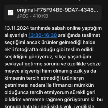 Carrefour Online Teslimat Sorunu: Yine Mi?