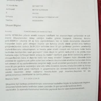 VakıfBank Maaşımı Kesip Mağdur Etti, 60 Ay Yapılandırma Talebim Reddedildi