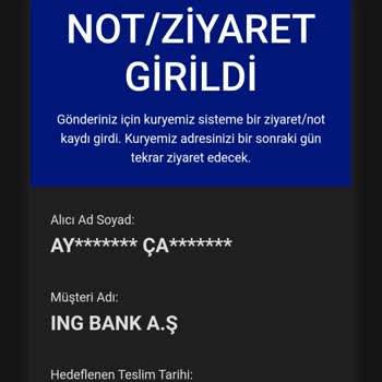 ING Kartımın Teslimatı 1 Aydır Gerçekleşmedi!