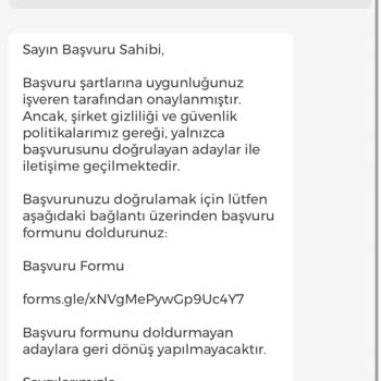 Yanıltıcı İş Teklifi Ve Para Talebi