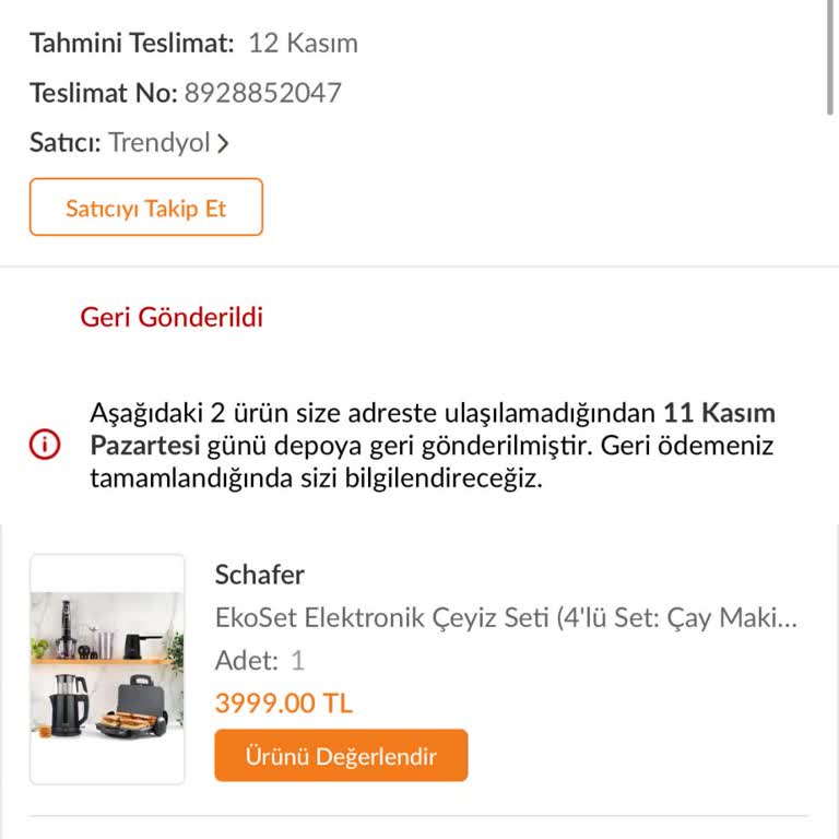 Trendyol'da Kargo Ve İade Karmaşası