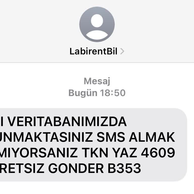 İzinsiz Mesaj Gönderimi Ve Sorumluluk Reddi