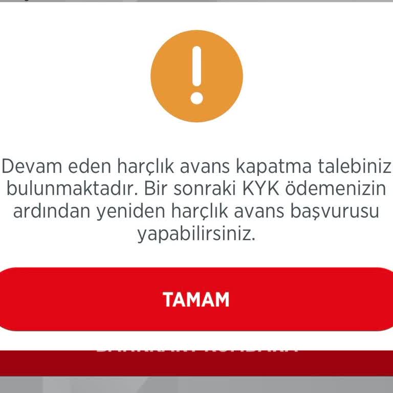 Harçlık Avansı Geri Açma Talebim Neden Beklemede